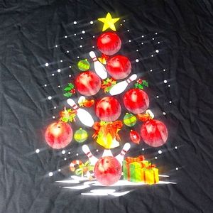 Christmas Tree Bowling Tee
